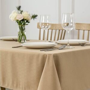 Maxmill Cosmo Rectangle Tablecloth Beige 52” x 70”​​​